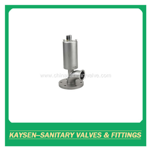 Sanitary flange pneumatic tank bottom valve